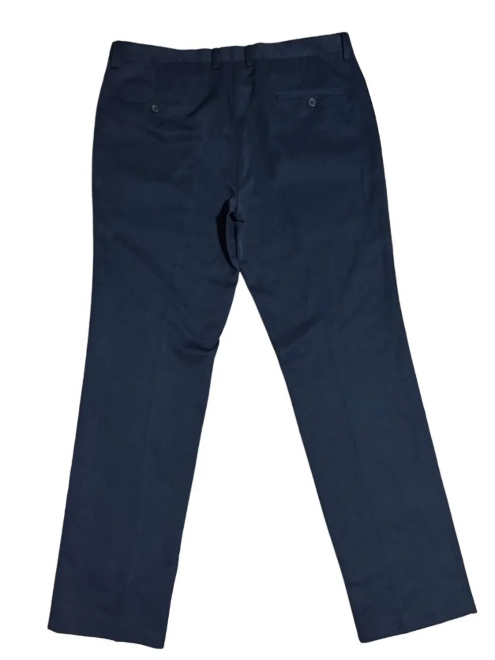 Kenneth Cole Reaction Navy Blue Dress Pants Mens 36x32 Flat Front Career